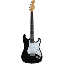 EKO S300 BLACK NERA CHITARRA ELETTRICA MODELLO STRATOCASTER
