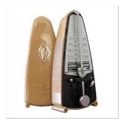 WITTNER METRONOMO MECCANICO TAKTELL PICCOLO LIGHT BROWN 835 CON PENDOLO BATTUTE 40-208