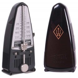 WITTNER METRONOMO MECCANICO TAKTELL PICCOLO NERO 836 CON PENDOLO BATTUTE 40-208