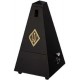 METRONOMO WITTNER 816 NERO LUCIDO SISTEMA MAELZEL A PIRAMIDE STRUTTURA IN LEGNO CON SUONERIA