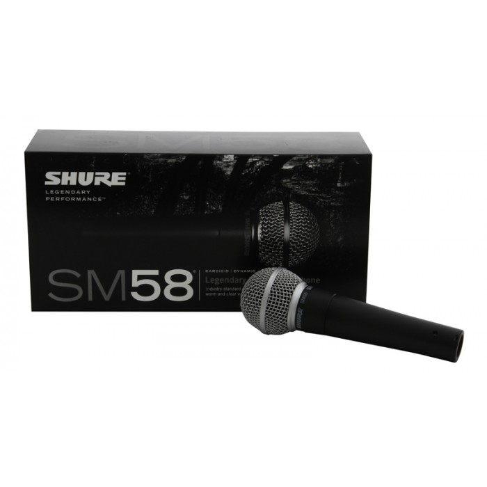 SHURE SM58 MICROFONO CARDIOIDE UNIDIREZIONALE PER VOCE E CANTO