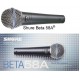 SHURE Beta 58A MICROFONO DINAMICO SUPERCARDIOIDE PER VOCE - GARANZIA ITALIA 2 ANNI