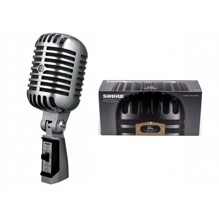 SHURE 55SH SERIES II - MICROFONO CLASSICO VINTAGE LOOK ANNI 50" 60"