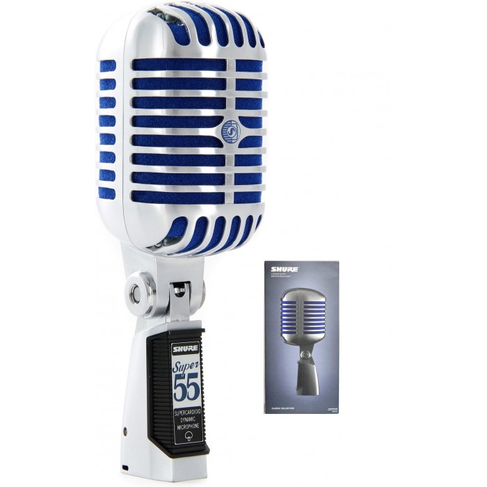 SHURE SUPER 55 - MICROFONO DINAMICO "OLD STYLE" Elvis Presley VINTAGE ANNI 50" 60" 