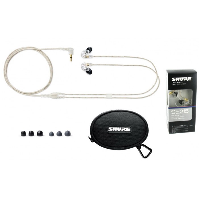 SHURE SE215 CLE AURICOLARI AD ISOLAMENTO SONORO CON MICRODRIVER DINAMICO