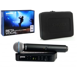 SHURE BLX24E / Beta58 RADIOMICROFONO SISTEMA PALMARE WIRELESS SUPERCARDIOIDE PER VOCE
