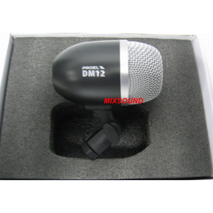 PROEL DM12 MICROFONO CASSA PER BATTERIA KICK DRUM DM 12 GRANCASSA