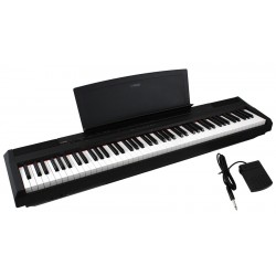 YAMAHA P105 BK BLACK NERO PIANO ELETTRICO 88 TASTI PESATI