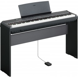 YAMAHA P105 BK BLACK PIANO DIGITALE ELETTRICO 88 TASTI PESATI COMPLETO DI STAND L-85 L-85