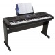 YAMAHA DGX 650 B -Black PIANO DIGITALE 88 TASTI PESATI COMPLETO DI STAND!