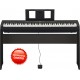 YAMAHA P45 BK PIANO DIGITALE CON STAND L-85 + Pedale Sustain P 45 88 TASTI PESATI