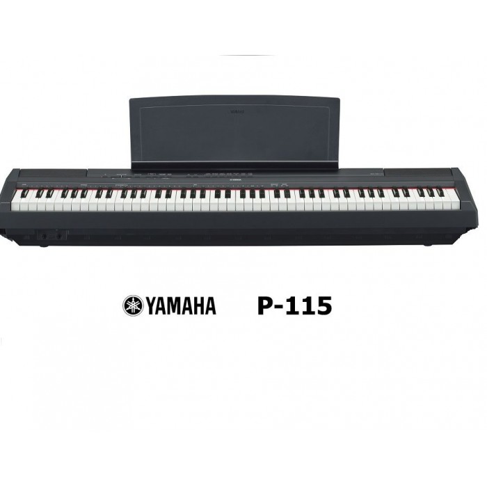 YAMAHA P115 BLACK PIANO DIGITALE