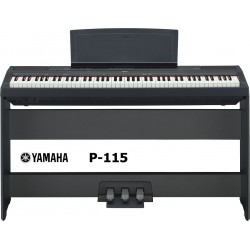 YAMAHA P115 BLACK completo di stand L-85 e pedaliera LP-5A