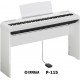 YAMAHA P115 W WHITE COMPLETO DI STAND L-85