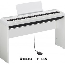 YAMAHA P115 W WHITE COMPLETO DI STAND L-85
