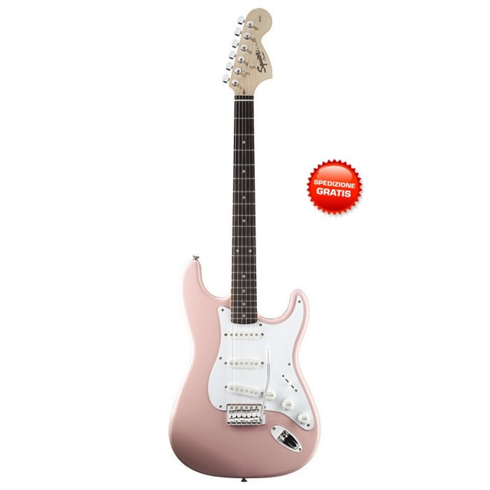 FENDER Squier Stratocaster AFFINITY strat RW SHP SHELL PINK 