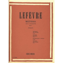 Lefevre metodo per clarinetto
