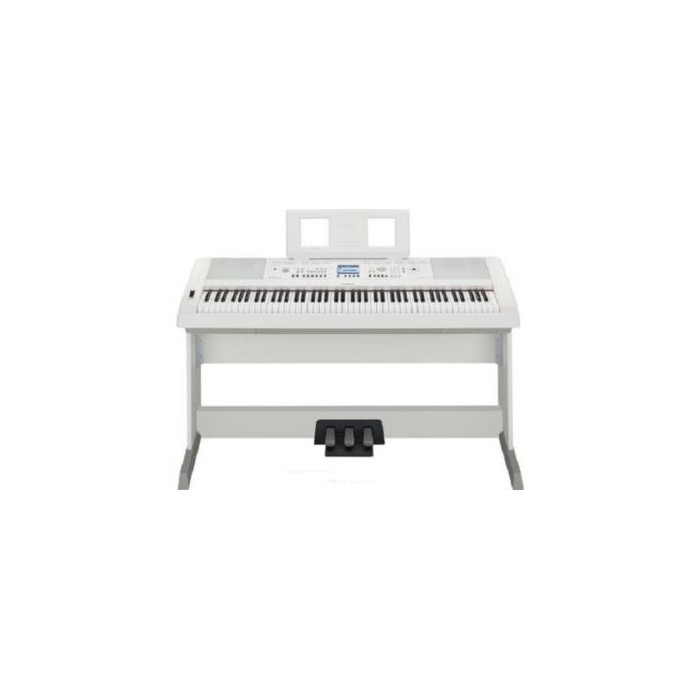 YAMAHA DGX 650 W - WHITE CON PEDALIERA LP-7A