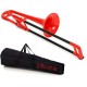 PBONE MINI TROMBONE ROSSO IN PLASTICA J.Whigham 