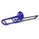 PBONE MINI TROMBONE BLU IN PLASTICA J.WHIGHAM