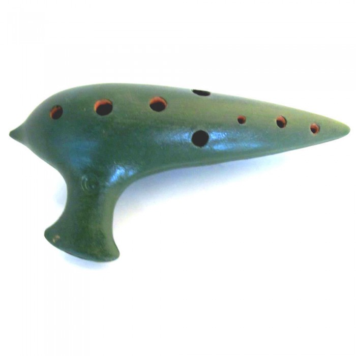 OCARINA IN TERRACOTTA VERDE IN DO