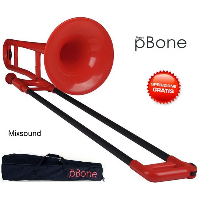 PBONE TROMBONE TENORE ROSSO IN ABS
