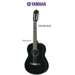 Yamaha C40 BL Black Chitarra Classica Nera