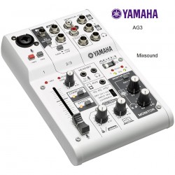 YAMAHA AG03 MIXER USB 3 CANALI CON INTERFACCIA AUDIO PER BROADCASTING / PODCASTING