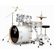 TAMBURO NUOVA T5 STANDARD 22" SILVER SPARKLE BATTERIA ACUSTICA 5PZ COMPLETA DI PIATTI E SGABELLO